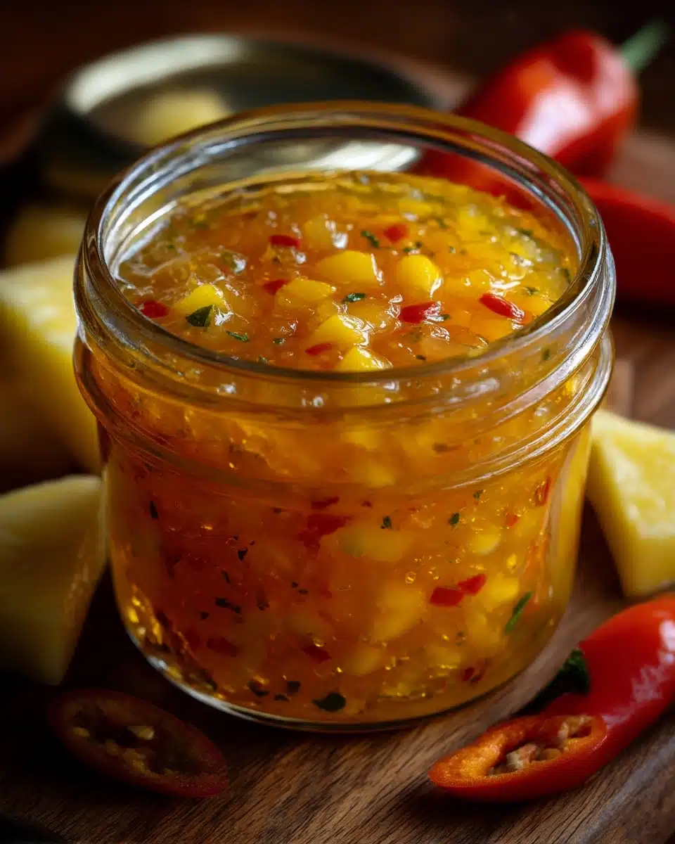 Sweet & Spicy Pineapple Jelly Recipe