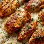One-Pan Creamy Parmesan Chicken & Rice Recipe