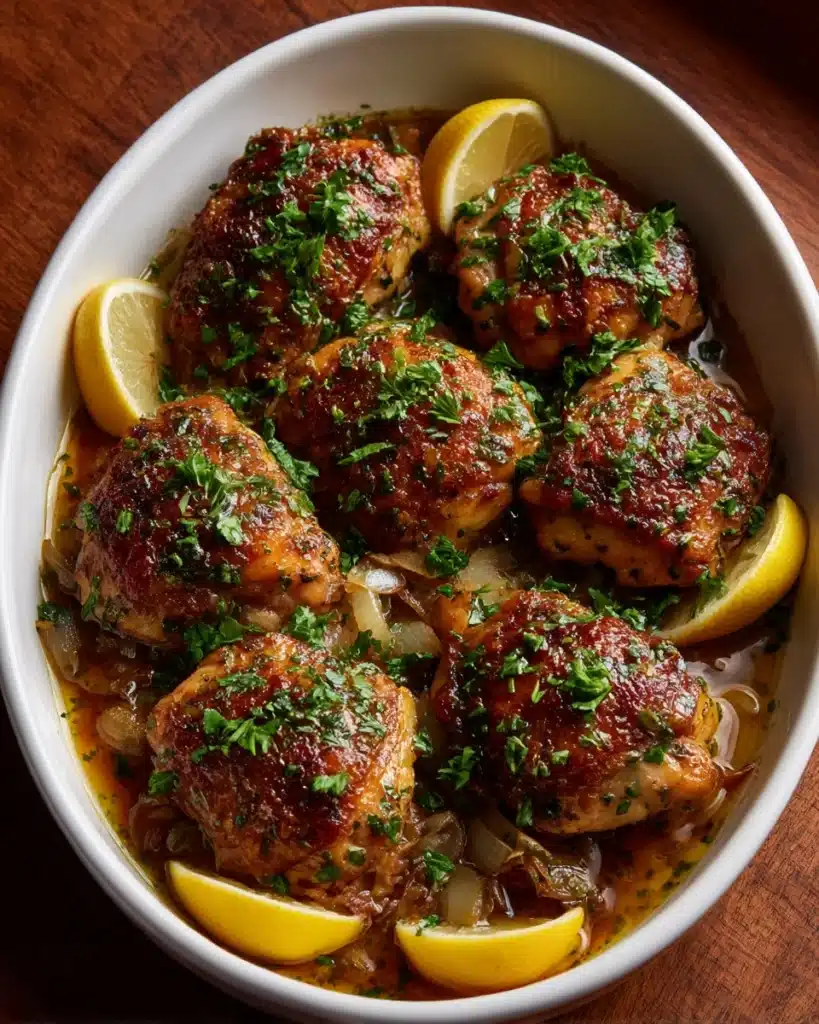 Baked Greek Lemon Chicken Recipe