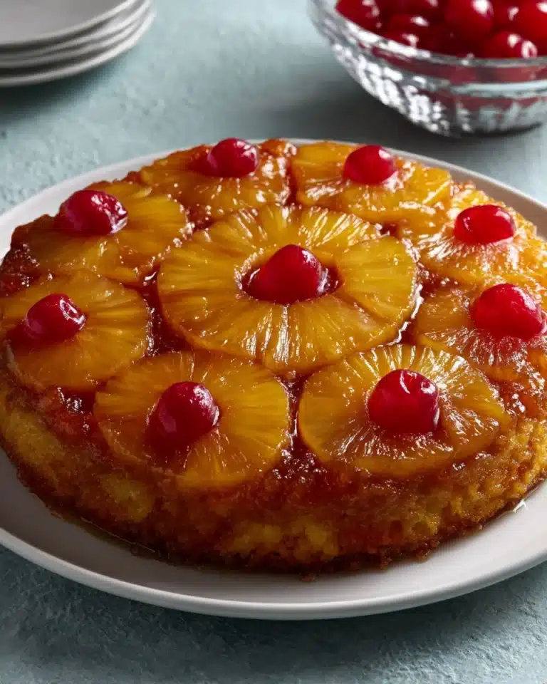 Pineapple Upside Down Cake Recipe