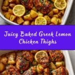 Baked Greek Lemon Chicken Recipe
