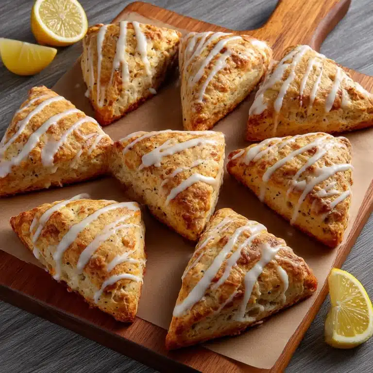 Lemon Poppy Seed Scones Recipe
