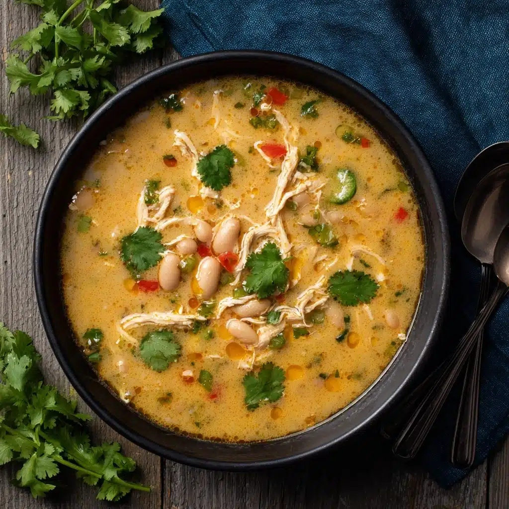 White Chicken Chili Recipe A Classic Fall Soup Recipe - Recipe Image