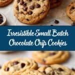 Small Batch Chocolate Chip Cookies Recipe