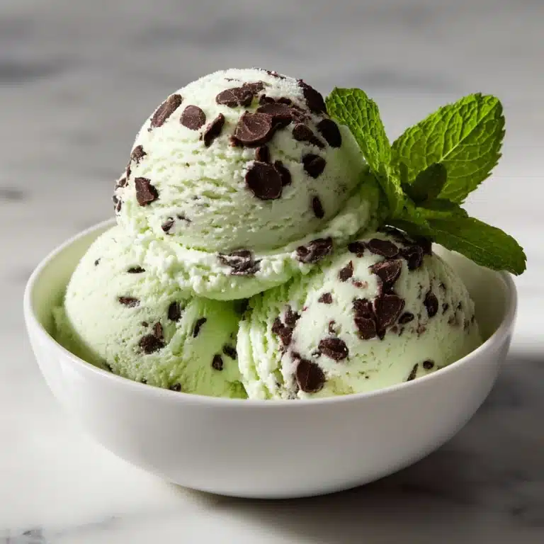 Mint Chocolate Chip Ice Cream Recipe