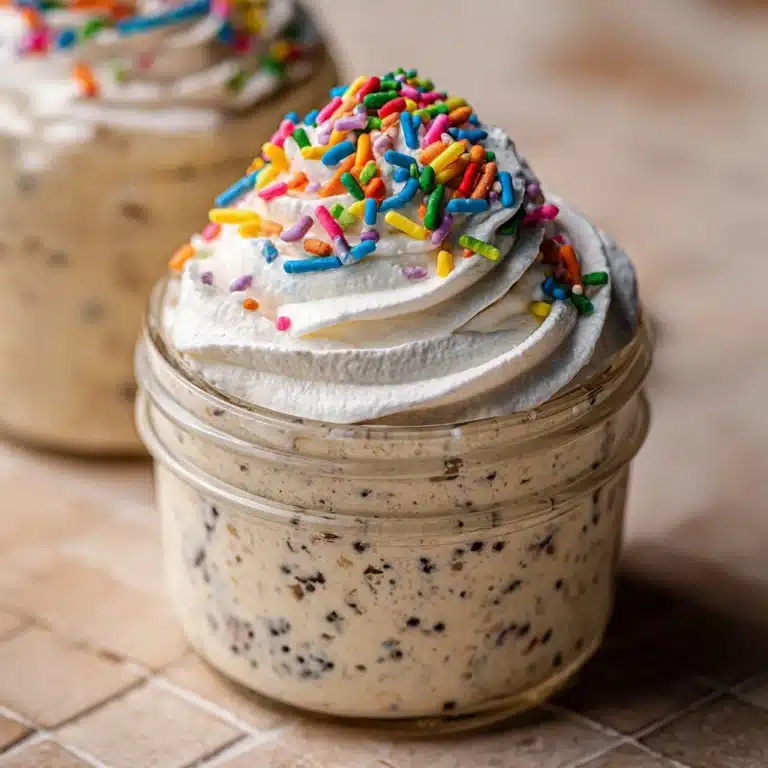 Birthday Cake Overnight Oats Recipe