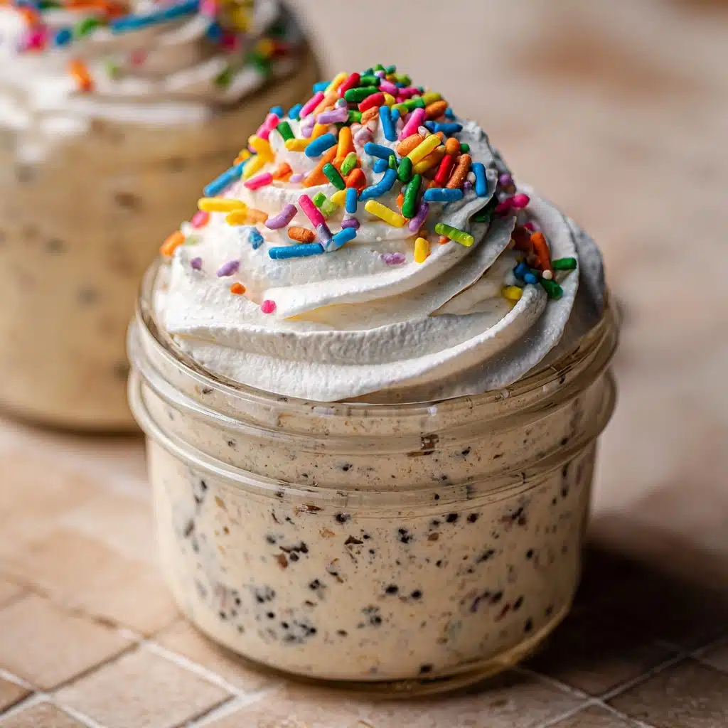 Birthday Cake Overnight Oats Recipe