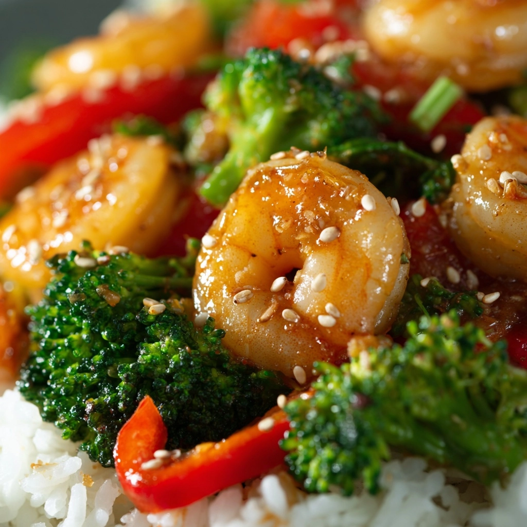 Broccoli Shrimp Stir Fry Recipe - Recipe Image
