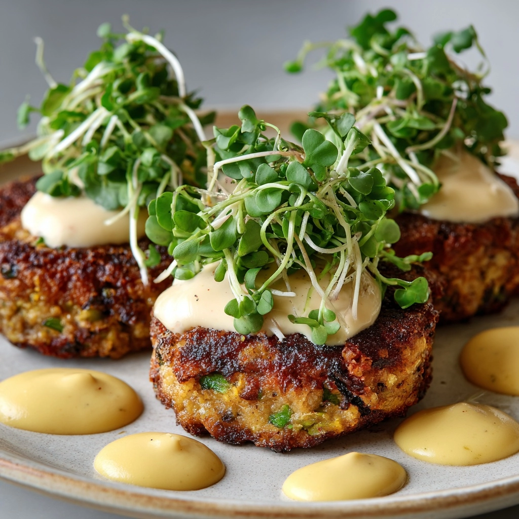 Saffron Risotto Cakes with Lemon Aioli Recipe - Recipe Image