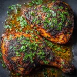 Oven Roasted Rosemary Garlic Brick Chicken Recipe
