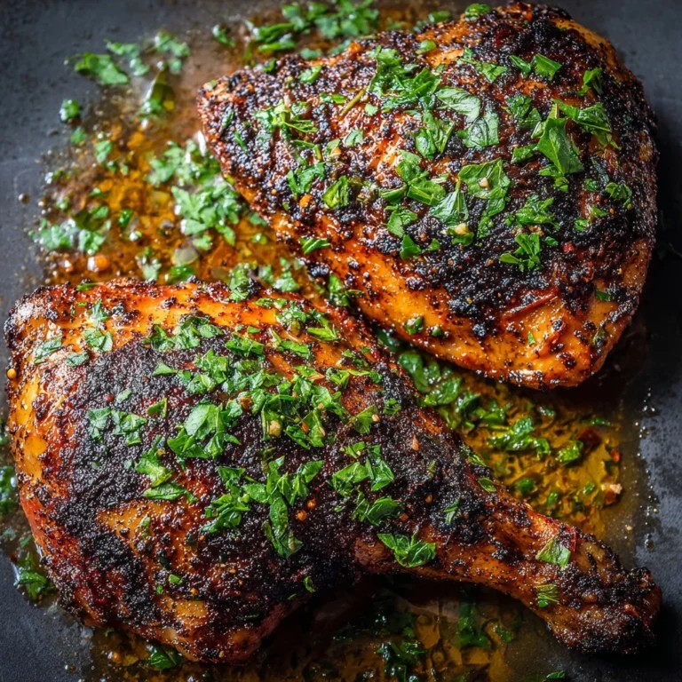 Oven Roasted Rosemary Garlic Brick Chicken Recipe