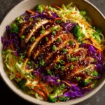 Sesame Chicken Cabbage Crunch Salad Recipe