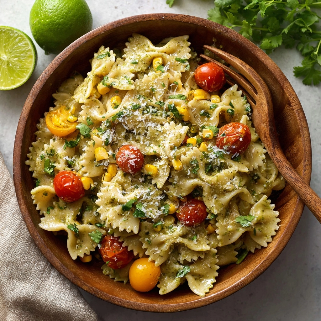 Cilantro Lime Pasta Salad Recipe - Recipe Image