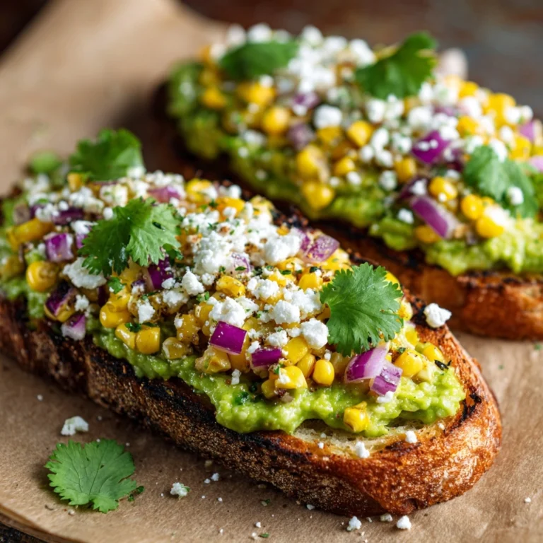 Mexican Street-Corn Avocado Toast Recipe