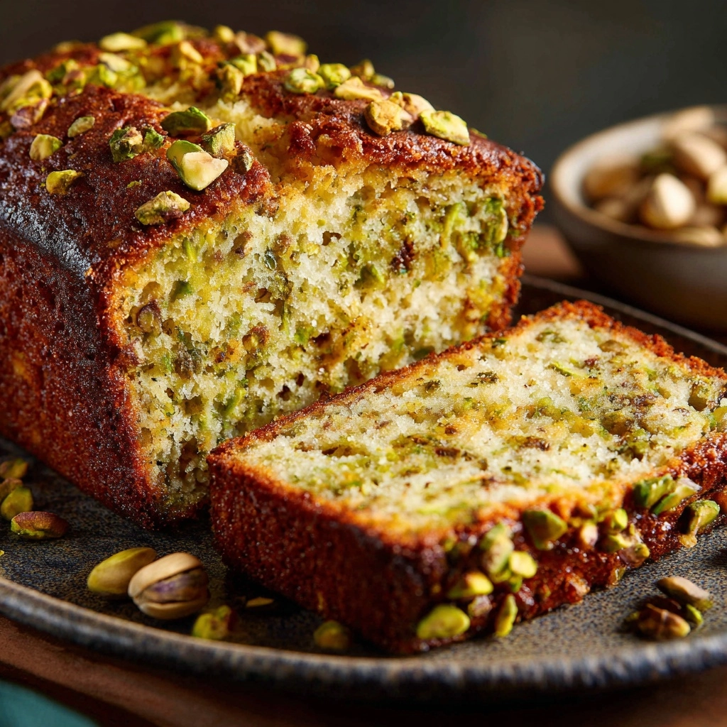 Tahini Pistachio Banana Bread Recipe - Recipe Image
