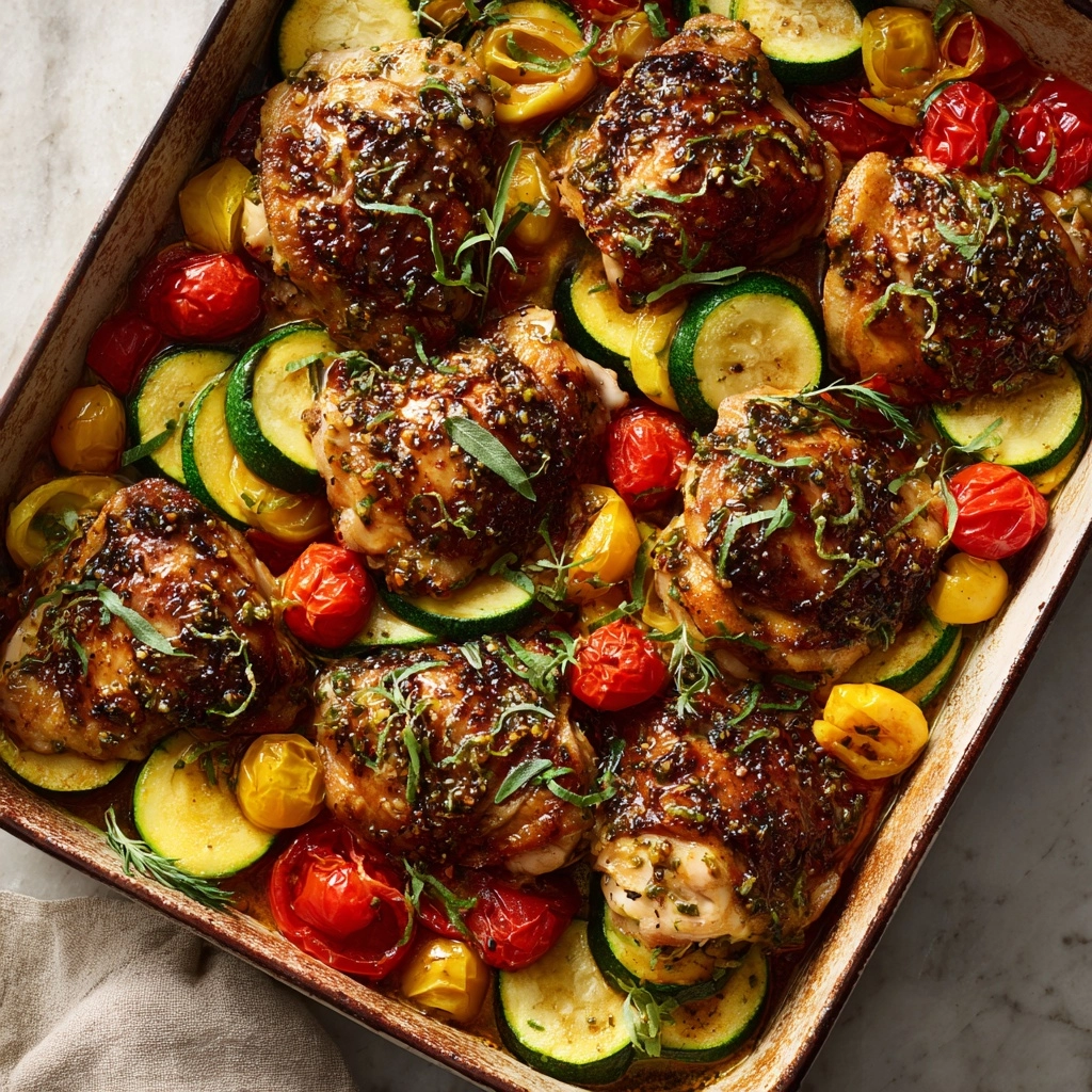Mediterranean Chicken Zucchini Bake Recipe - Recipe Image