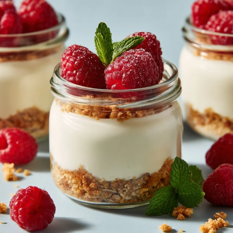 High-Protein Cheesecake Jars Recipe
