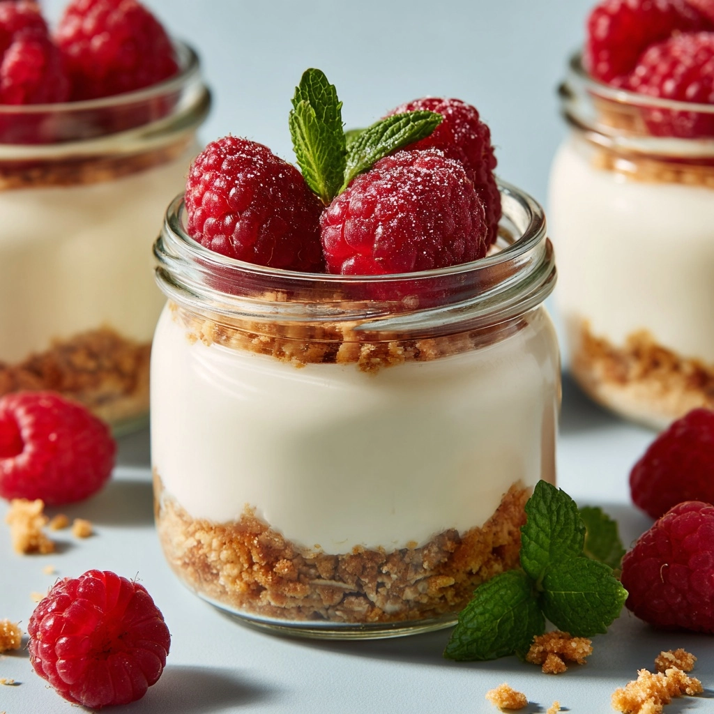 High-Protein Cheesecake Jars Recipe
