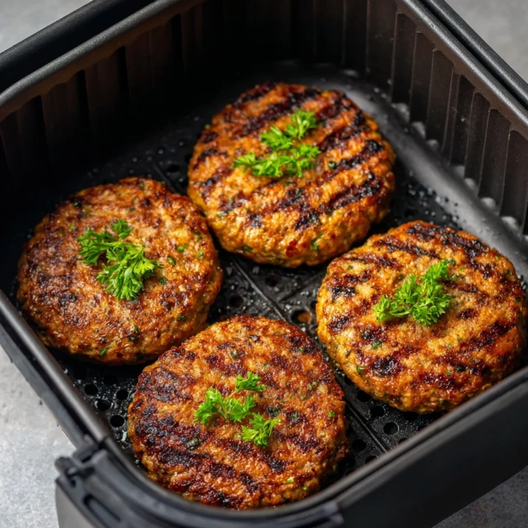 Air Fryer Burgers Recipe