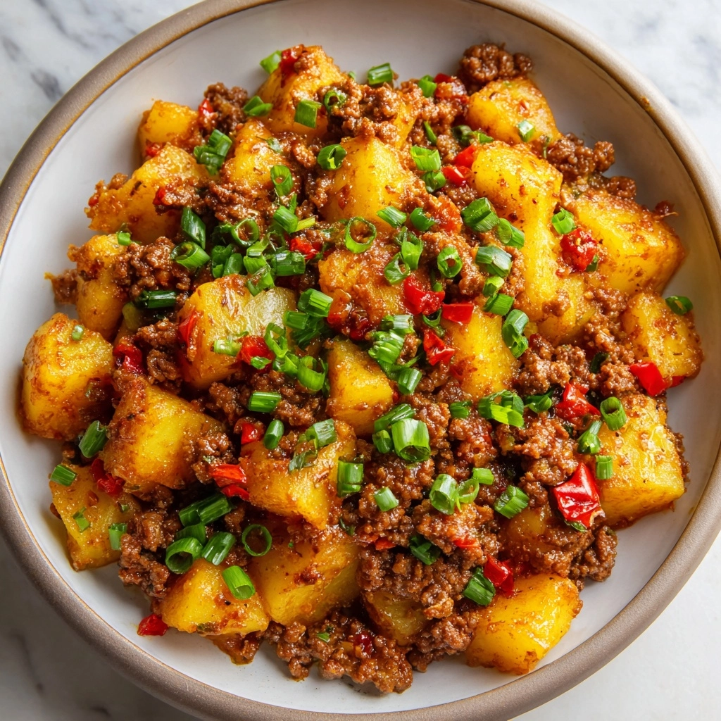 Ground Beef and Potatoes Casserole Recipe - Recipe Image