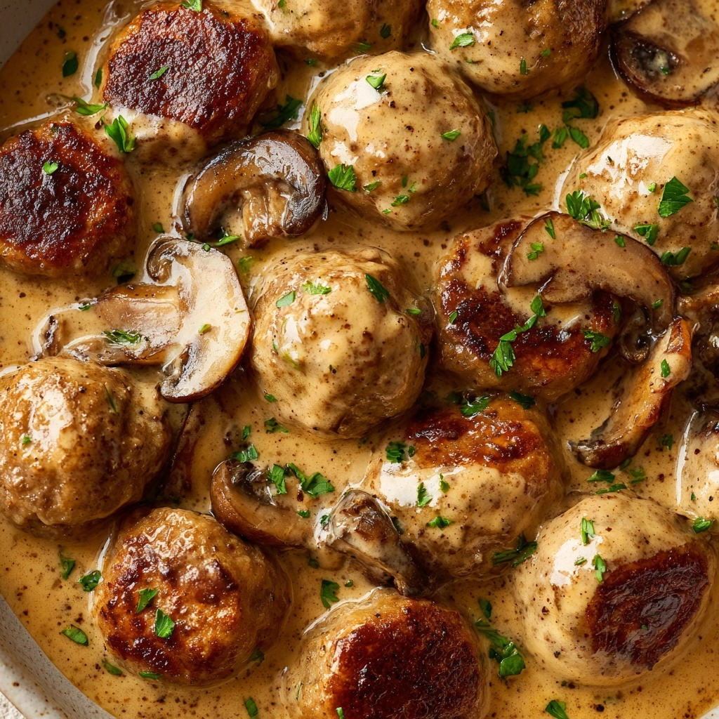 Crockpot Meatball Stroganoff Recipe - Recipe Image