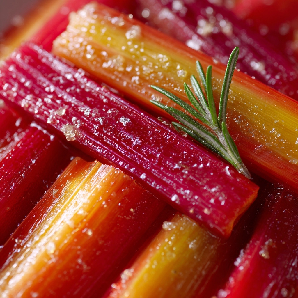 Sweet Roasted Rhubarb Recipe - Recipe Image
