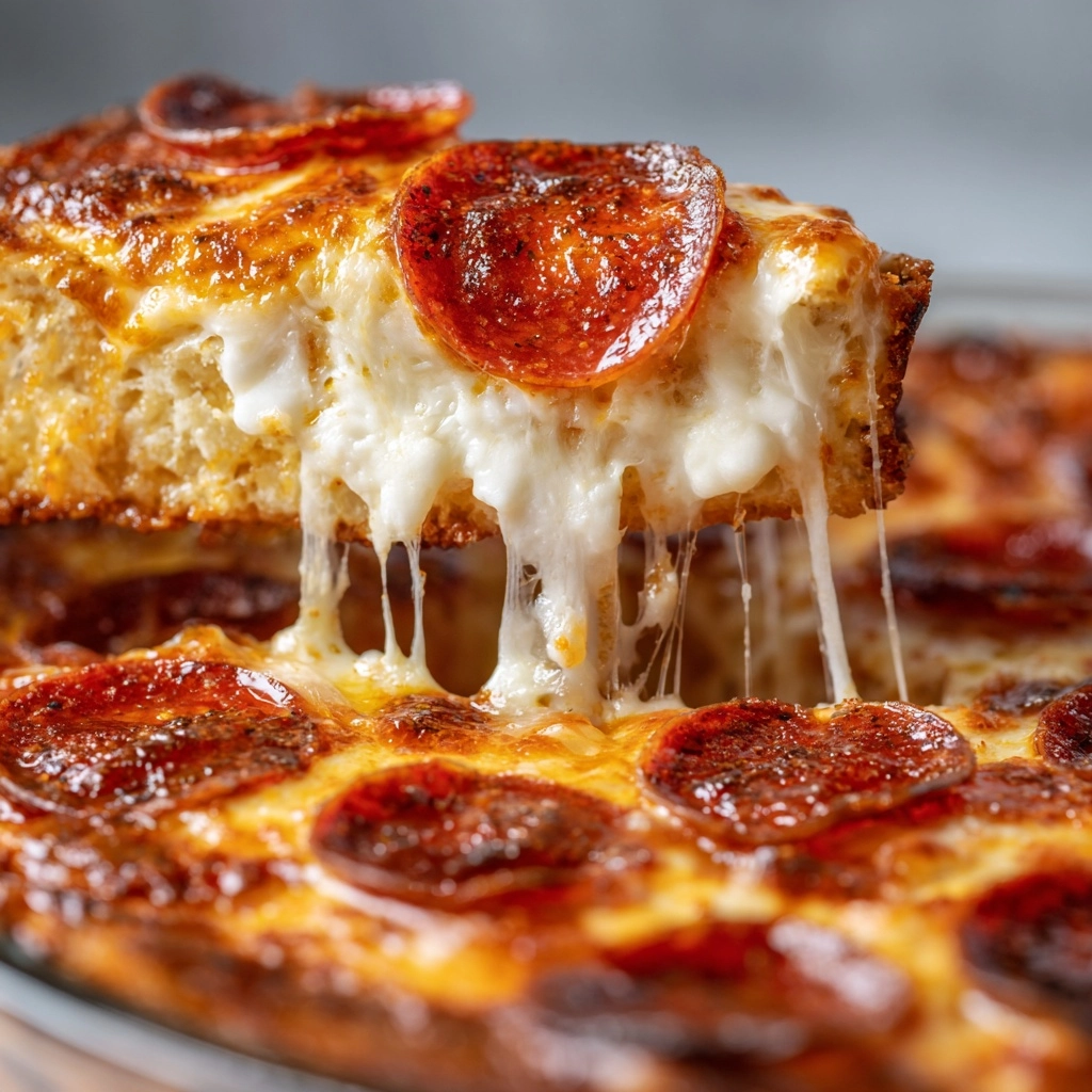 Pepperoni Pizza Casserole Recipe - Recipe Image
