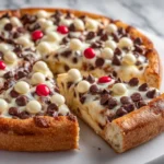 Easy White Chocolate Brownie Pizza Recipe