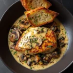 Creamy Brie Chicken & Mushrooms Recipe