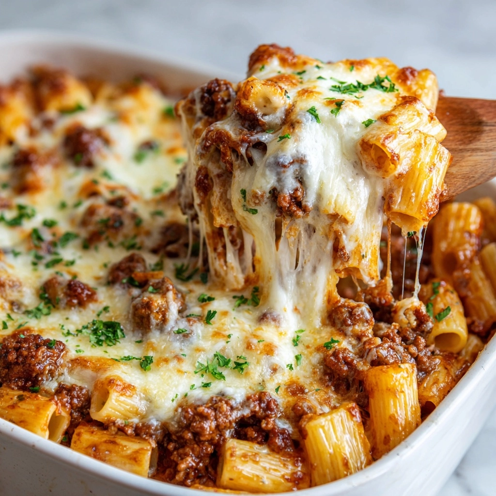 Cheesy Beef Pasta Bake Recipe - Recipe Image