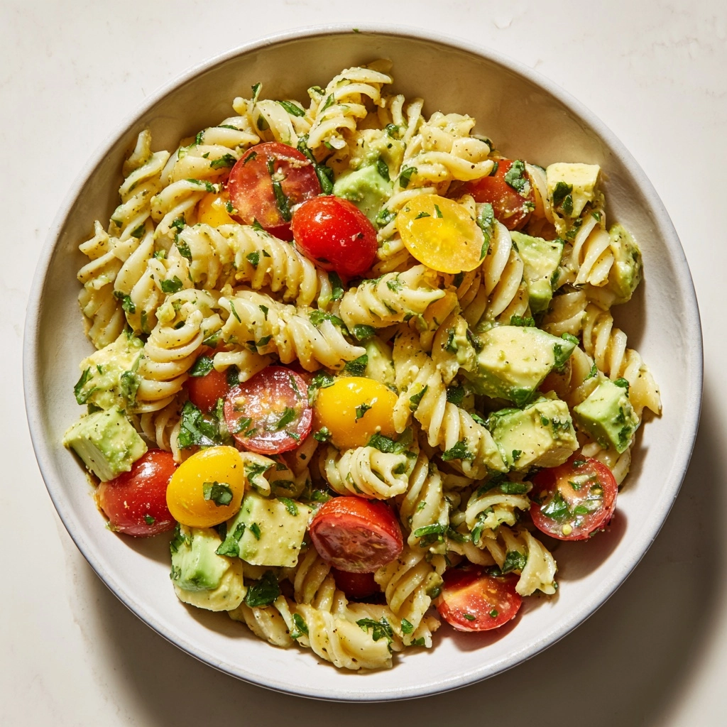 Avocado Pasta Salad Recipe - Recipe Image