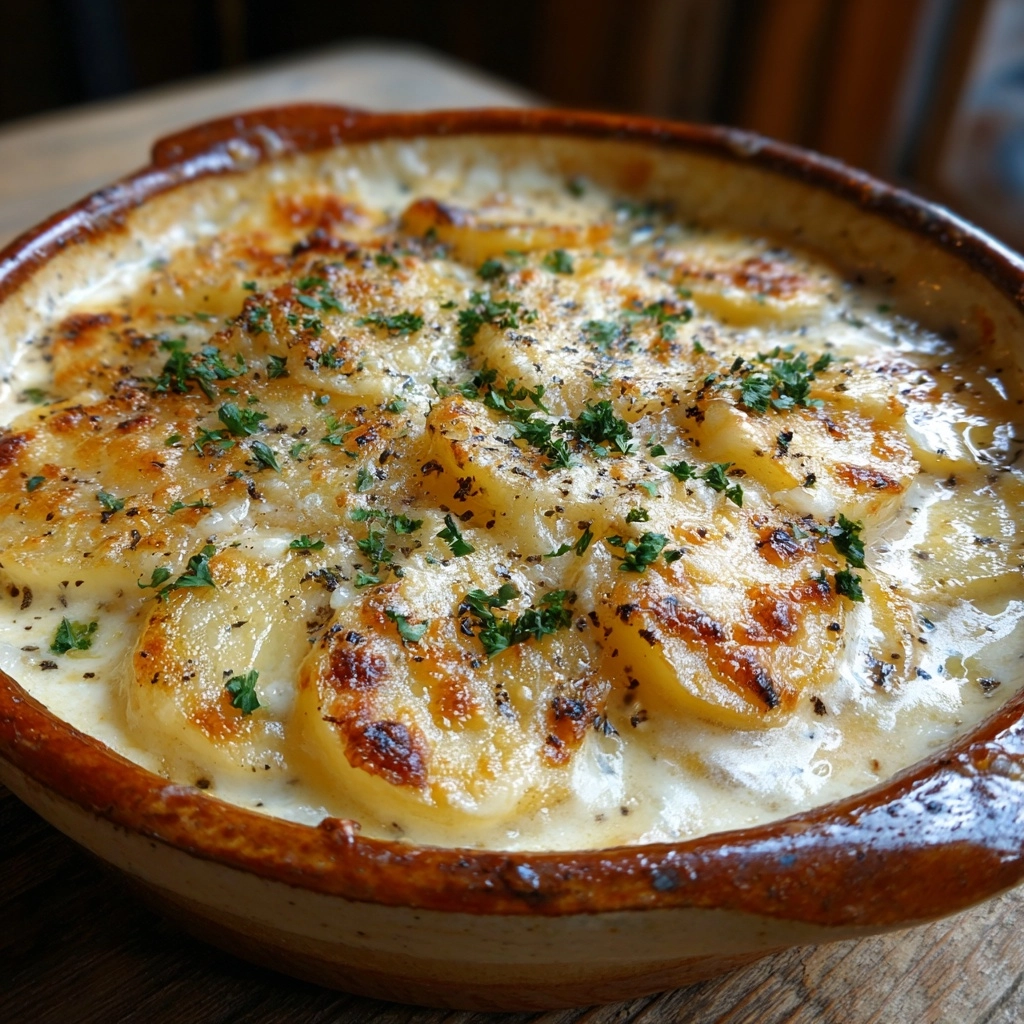 Creamy Delmonico Potatoes Recipe - Recipe Image