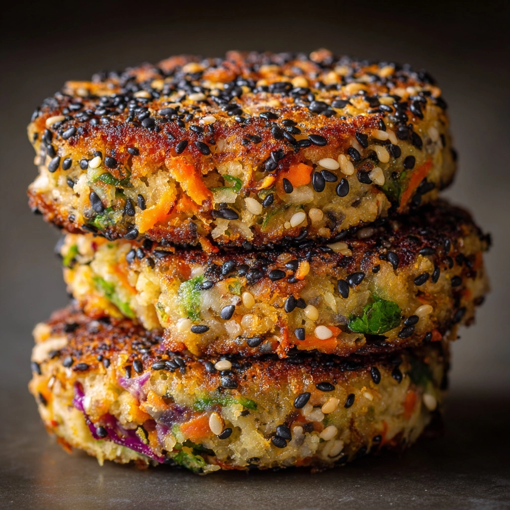 Sesame Crusted Salmon Patties Recipe - Recipe Image