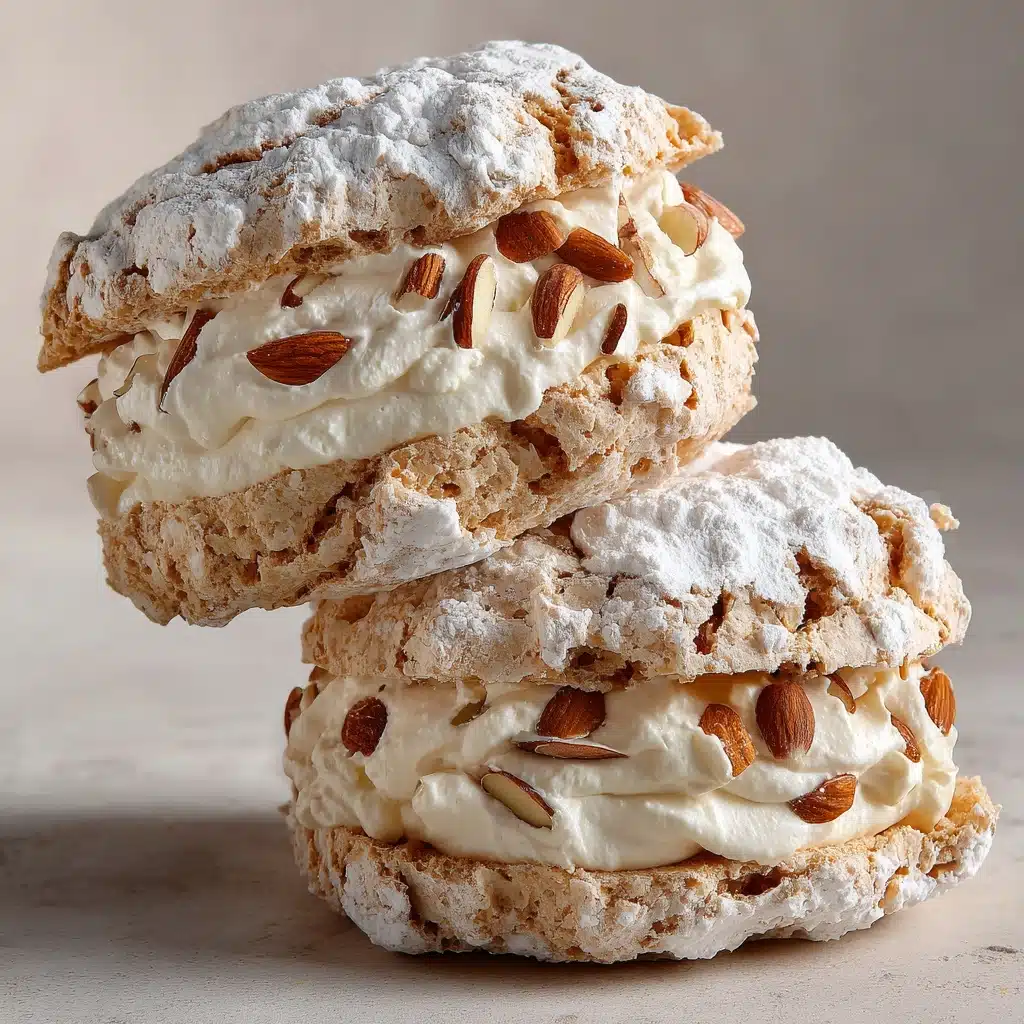 Almond Dacquoise Cream Clouds Recipe