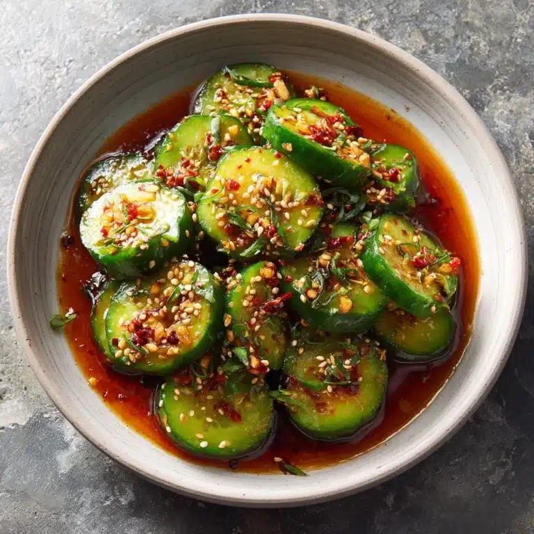 Easy Asian Cucumber Salad Recipe