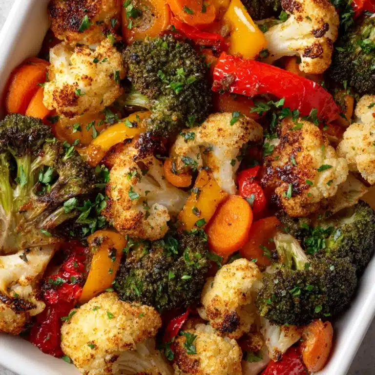 Garlic Roasted Vegetables Recipe
