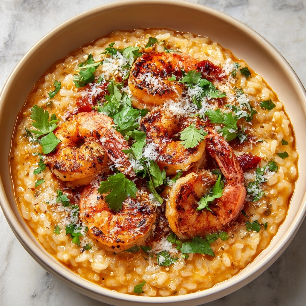 Red Curry Risotto with Shrimp Recipe - Recipe Image