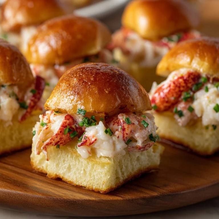 Sheet‑Pan Lobster Roll Sliders Recipe