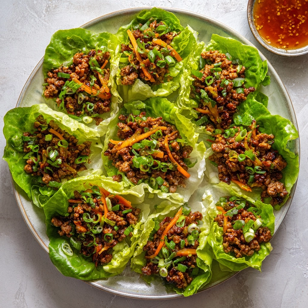 Thai Basil Beef Lettuce Wraps Recipe - Recipe Image
