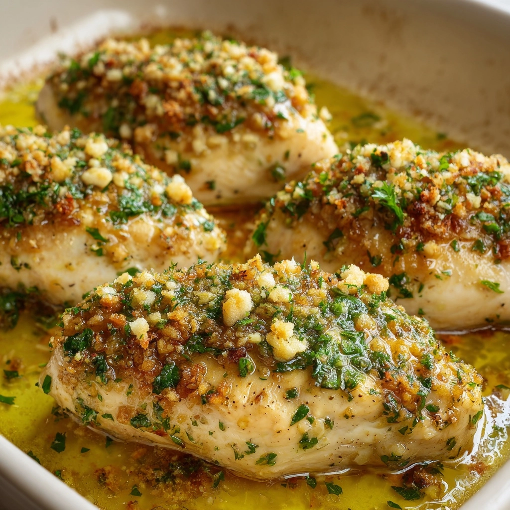 Spinach Herb Baked Chicken Recipe - Recipe Image