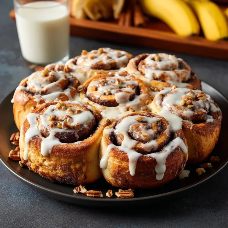 One-Bowl Banana Bread Cinnamon Rolls Recipe