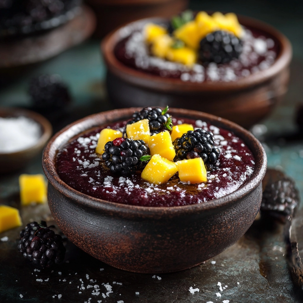 Thai Black Sticky Rice Pudding Recipe - Recipe Image