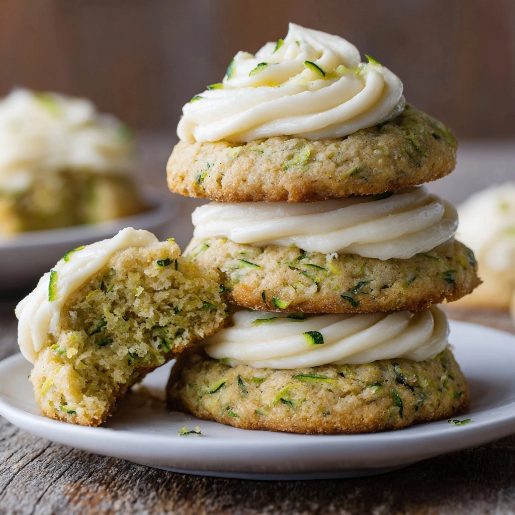 Zucchini Cookies with Cream Cheese Frosting Recipe - Recipe Image
