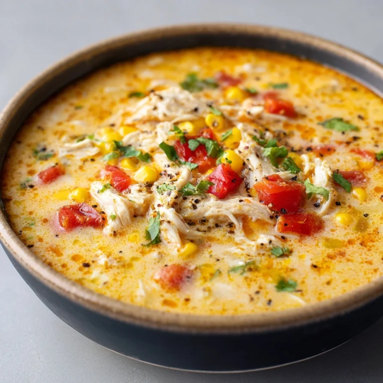 Creamy Southwest Chicken Soup Recipe
