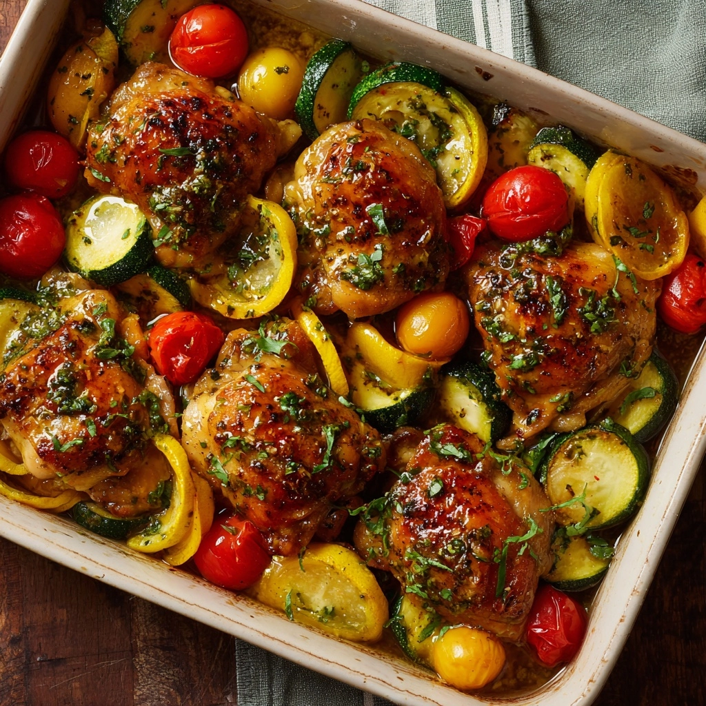 Mediterranean Chicken Zucchini Bake Recipe - Recipe Image