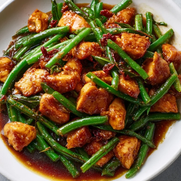 Honey Hoisin Green Bean Chicken Recipe