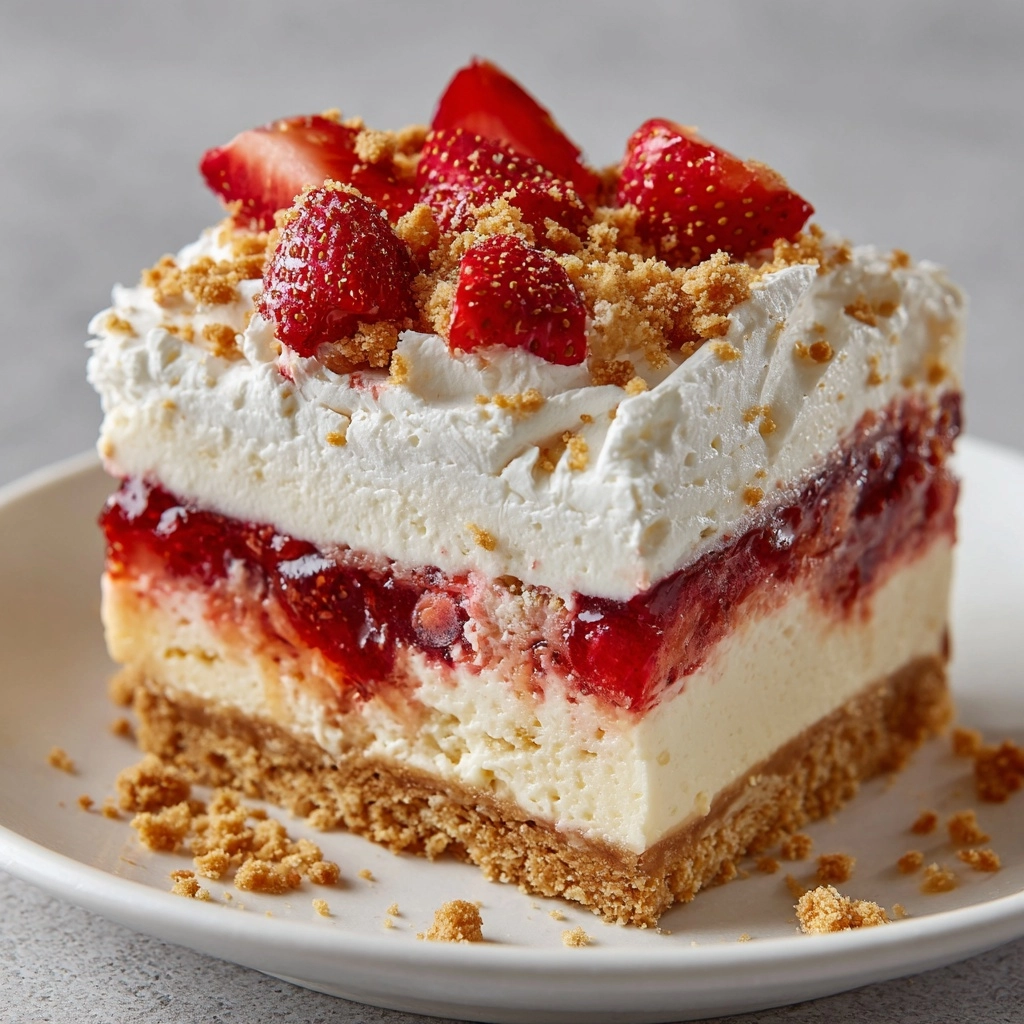 Strawberry Shortcake Cheesecake Recipe - Recipe Image