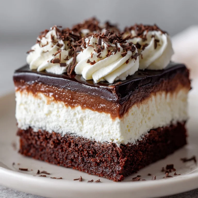 Brownie Refrigerator Cake Recipe