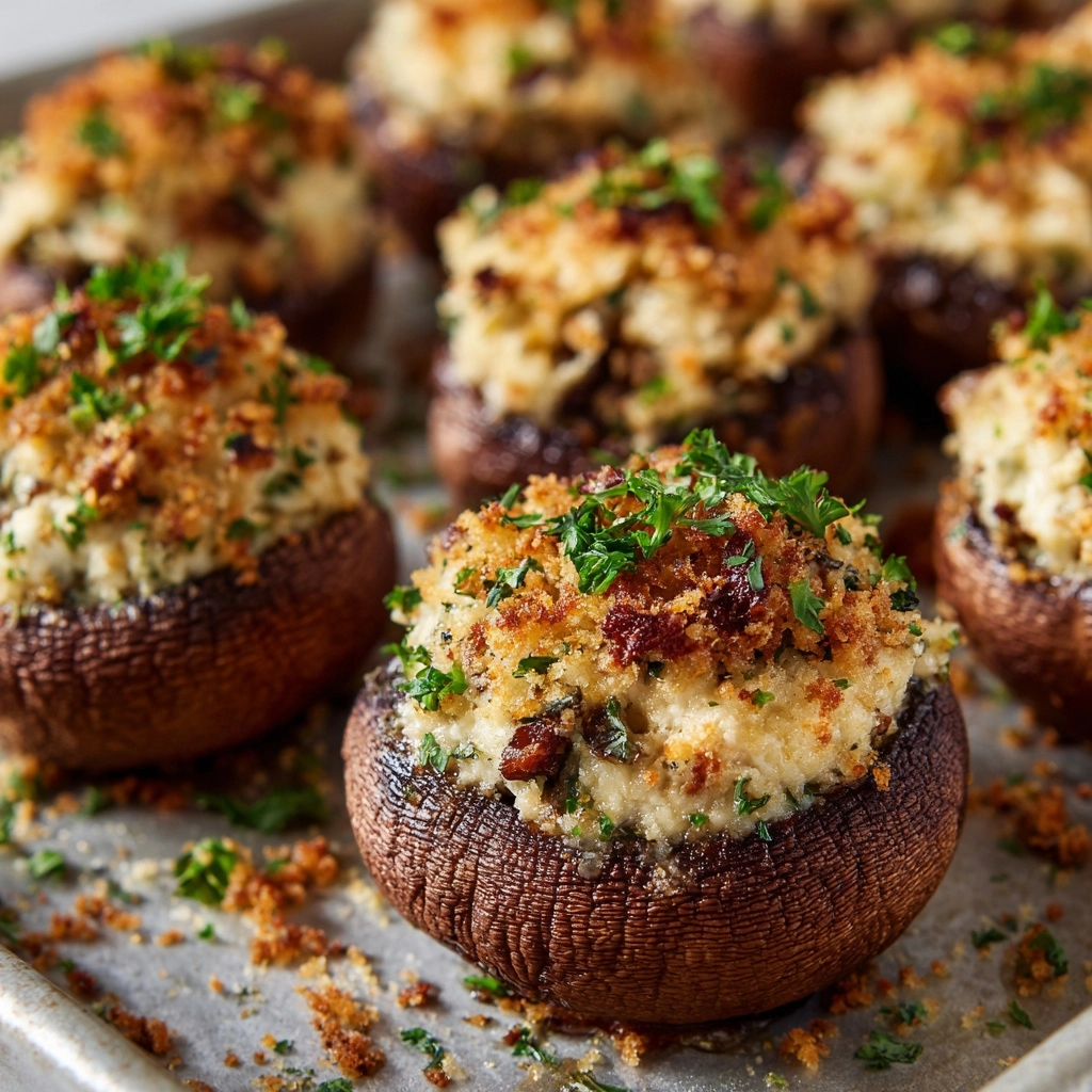 Stuffed Mushrooms Recipe - Recipe Image