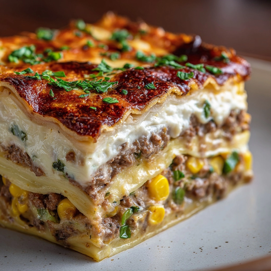 Creamy Layered John Wayne Casserole Recipe - Recipe Image